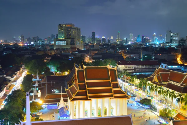 Bangkok Stadt bei Nacht — Stockfoto