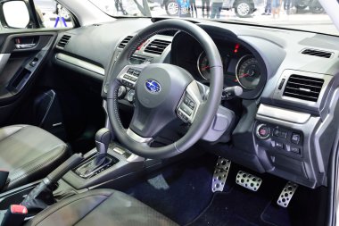 Nonthaburi - 1 Aralık: iç tasarım Subaru Frorester 2.0