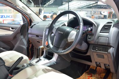 Nonthaburi - 1 Aralık: iç tasarım Isuzu mu-x Suv araba d