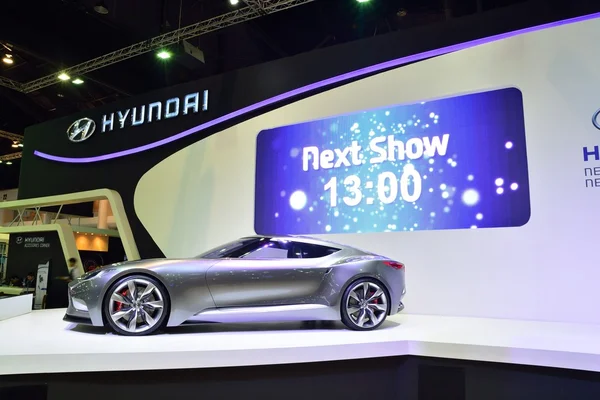 Nonthaburi - 1 December: Hyundai Hnd-9 koncept bil display på Th — Stockfoto