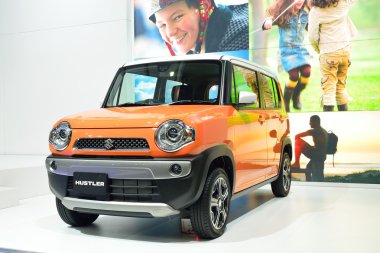 NONTHABURI - DECEMBER 1: Suzuki Hustler car display at Thailand  clipart