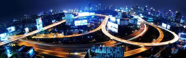 Bangkok ekspres yol ve otoyol havadan görünümü, Tayland
