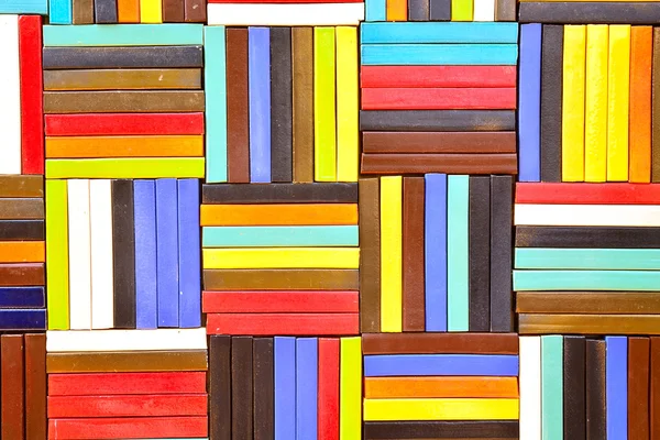 Farverige keramiske fliser mønstre baggrund . - Stock-foto