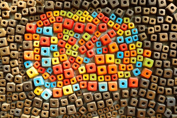 Coloridos patrones de baldosas de cerámica fondo . — Foto de Stock