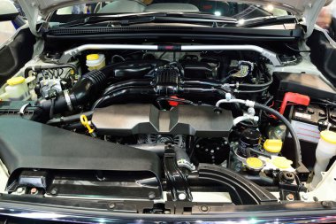 Bangkok - 26 Mart: Motor Room'da 36t Subaru Wrx ekranda