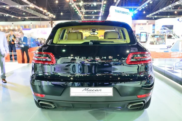 BANGKOK - March 26 : New Porsche Macan, Cross over Car, on DisPl — Stock Photo, Image