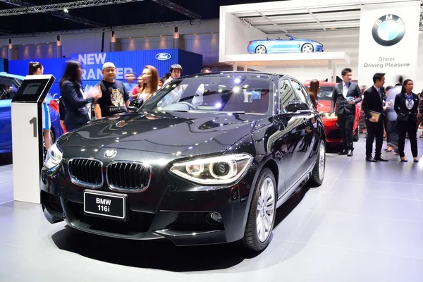 BANGKOK - 26 de marzo: BMW 116i en exhibición en el 36º Bangkok Interna —  Fotos de Stock