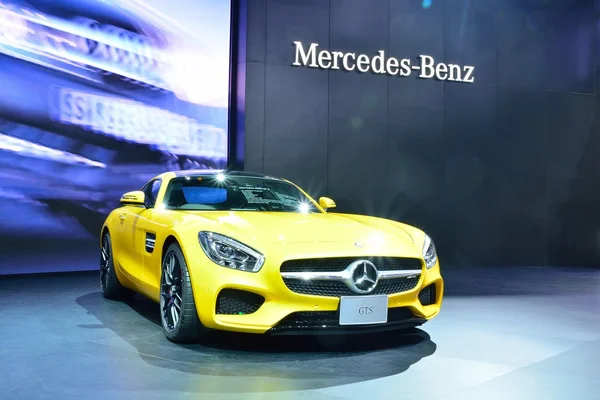 BANGKOK - 26 de marzo: Mercedes Benz AMG-GTS en exhibición en el 36º Ba — Foto de Stock