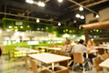 Restorandaki müşteri Bokeh ile arka planı bulanık