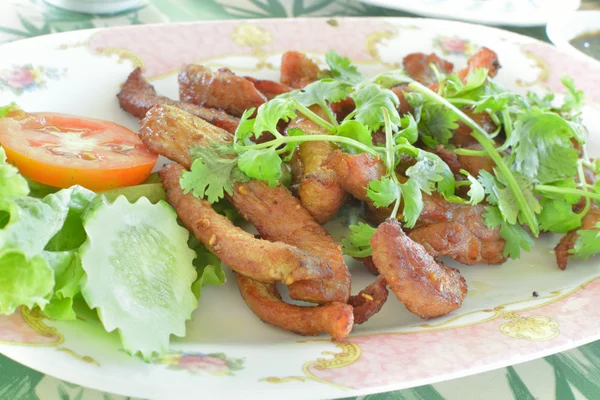 Maiale fritto in profondità tailandese — Foto Stock