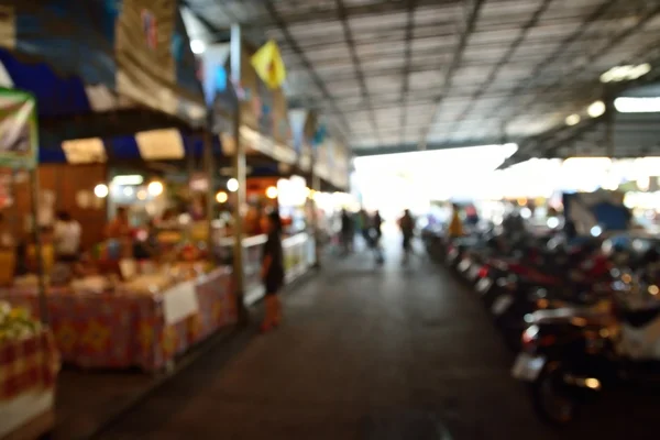 Desenfoque o desenfoque Antecedentes del mercado local o tradicional —  Fotos de Stock