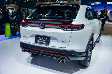 BANGKOK - 24 Mart 2025: Honda HR-V e: hev Mugen Edition, Hybrid SUV Araç 46. BANGKOK ULUSLARARASI MOTOR Şov 2025, 24 Mart 2025, Bangkok, Tayland.