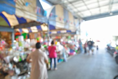 Bulanıklaştırma veya yerel veya geleneksel Pazar arka plan bulanıklık