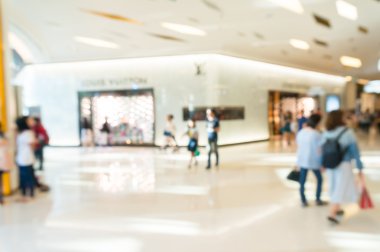 Plaza Mal perakende mağaza, alışveriş arka plan bulanıklık bulanıklık