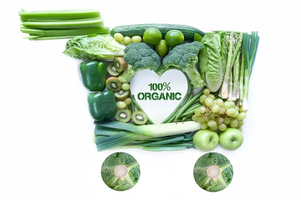 Organic groceries concept — Stock Photo, Image