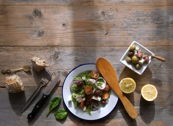 Mediterrane Ernährung Hintergrund — Stockfoto