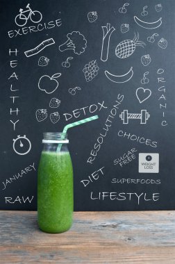 Healthy lifestyle and diet concept clipart