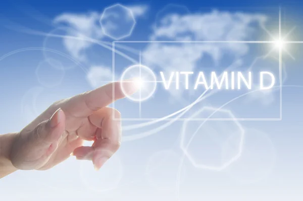 D-vitamin-koncepció — Stock Fotó