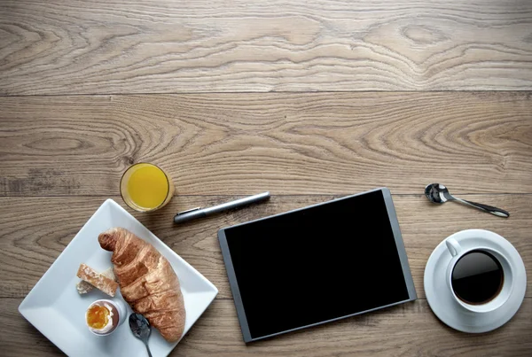 Zakelijke ontbijt achtergrond — Stockfoto