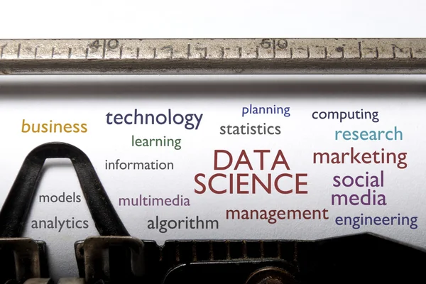 Data science concept art — Stock Photo, Image