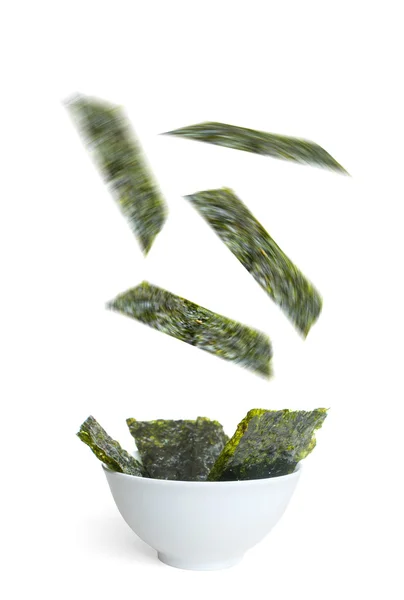 Getrocknete Algen-Snacks — Stockfoto