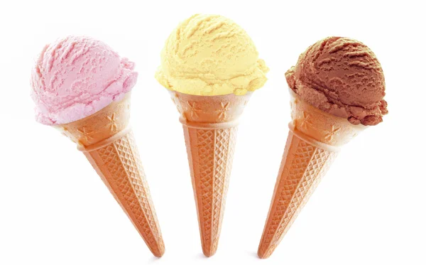 Cones de gelado — Fotografia de Stock