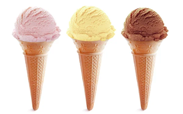 冰淇淋筒 — 图库照片#