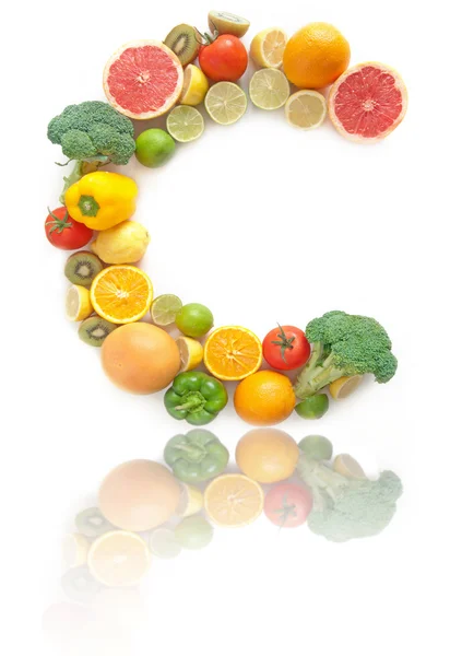 Vitamin C sign — Stock Photo, Image