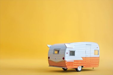 Close up of camper van 