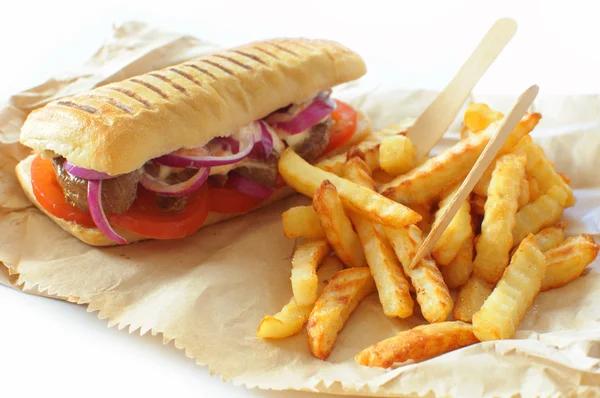 Beef sandwich — Stock Photo, Image