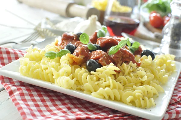 Italiaanse pasta Schotel — Stockfoto