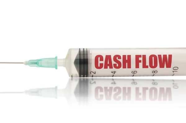 Cash flow injection — Stock Photo, Image