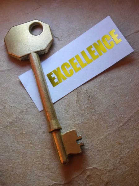 Key to excellence — Stock Photo, Image