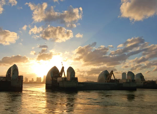 London River Thames barrier — Stockfoto