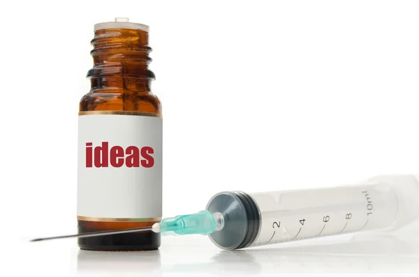 Injection of ideas — Stock Photo, Image