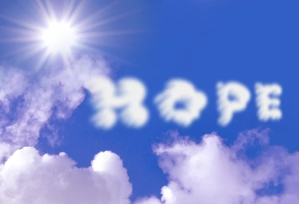 Hope clouds — Stock Photo, Image