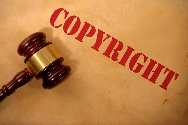 Copyright law concept — Stock Photo, Image