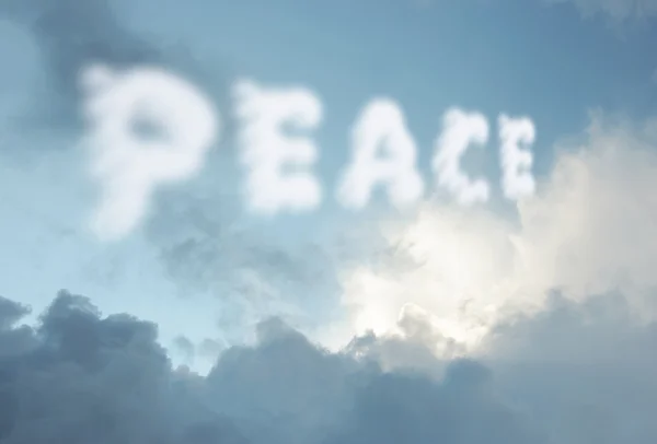 Peace clouds — Stock Photo, Image