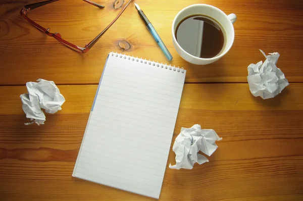 Bloco de escritores — Fotografia de Stock