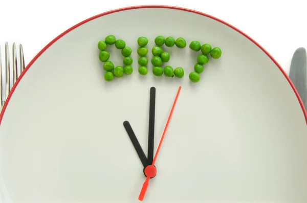 Time to diet concept — Stock Photo, Image