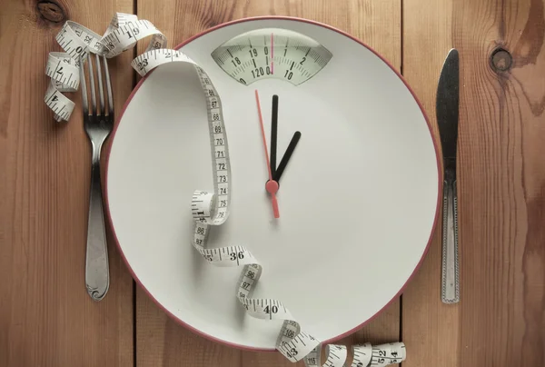 Concepto de tiempo de dieta — Foto de Stock