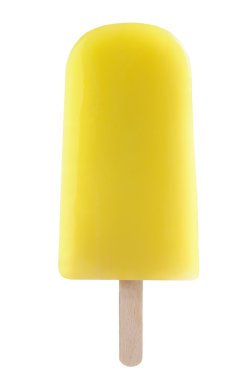 Yellow ice lolly clipart