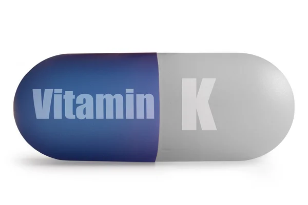 Primer plano de la vitamina K — Foto de Stock