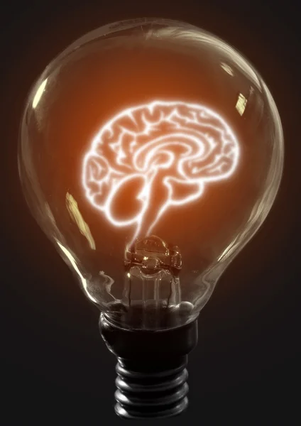Mozek žárovky — Stock fotografie