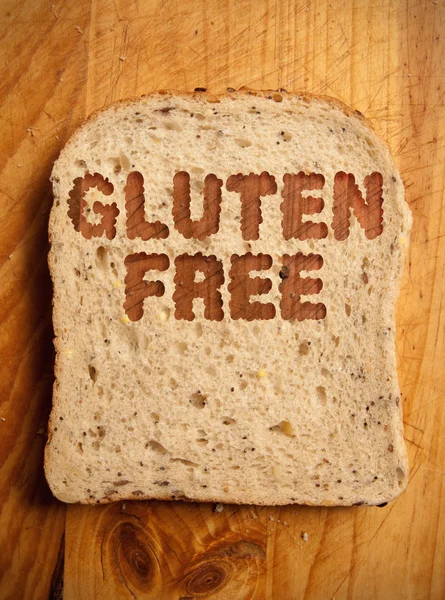 Gluten free text — Stock Photo, Image