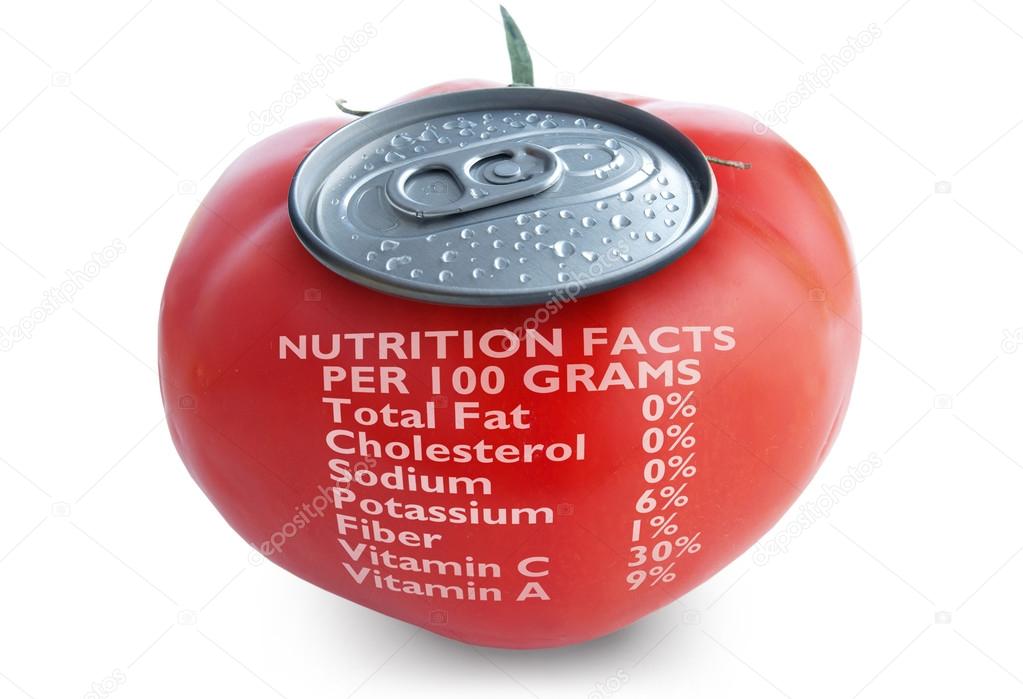 Tomato Nutrition Chart