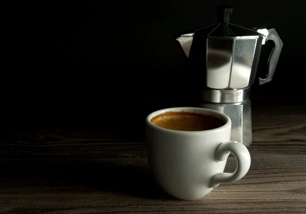 Espresso koffie achtergrond — Stockfoto