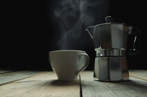 Italiaanse koffiemachine — Stockfoto