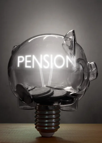 Концепція пенсійного забезпечення — стокове фото