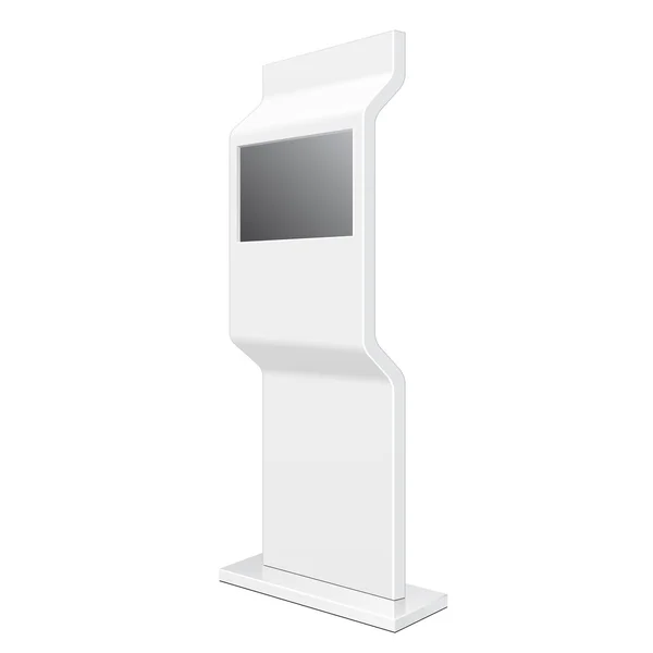 Udendørs POS POI City Light Box Reklame Stand Banner Shield Display, Reklame. Illustration isoleret på hvid baggrund. Vektor EPS10 – Stock-vektor
